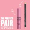 imageNYX PROFESSIONAL MAKEUP Butter Gloss NonSticky Lip Gloss  Pack Of 3 Angel Food Cake Creme Brulee Madeleine02 Eclair