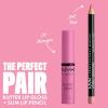 imageNYX PROFESSIONAL MAKEUP Butter Gloss NonSticky Lip Gloss  Pack Of 3 Angel Food Cake Creme Brulee Madeleine04 Merengue