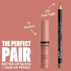 imageNYX PROFESSIONAL MAKEUP Butter Gloss NonSticky Lip Gloss  Pack Of 3 Angel Food Cake Creme Brulee Madeleine14 Madeleine