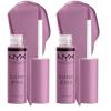 imageNYX PROFESSIONAL MAKEUP Butter Gloss NonSticky Lip Gloss  Pack Of 3 Angel Food Cake Creme Brulee Madeleine43 Marshmallow