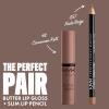 imageNYX PROFESSIONAL MAKEUP Butter Gloss NonSticky Lip Gloss  Pack Of 3 Angel Food Cake Creme Brulee Madeleine48 Cinnamon Roll