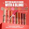 imageNYX PROFESSIONAL MAKEUP Butter Gloss NonSticky Lip Gloss  Pack Of 3 Angel Food Cake Creme Brulee MadeleineBring The Bling Shimmer