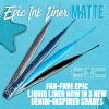 imageNYX PROFESSIONAL MAKEUP Epic Ink Liner Waterproof Liquid Eyeliner  Black Pack Of 2 Vegan Formula01 Black