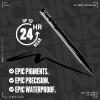 imageNYX PROFESSIONAL MAKEUP Epic Ink Liner Waterproof Liquid Eyeliner  Black Pack Of 2 Vegan Formula01 Black