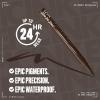 imageNYX PROFESSIONAL MAKEUP Epic Ink Liner Waterproof Liquid Eyeliner  Black Pack Of 2 Vegan Formula03 Dark Chocolate