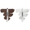 imageNYX PROFESSIONAL MAKEUP Jumbo Eye Pencil Blendable Eyeshadow Stick ampamp Eyeliner Pencil  Milk ampamp Black Bean 2Pack640 Frappe Chocolate Brown