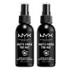 imageNYX PROFESSIONAL MAKEUP Makeup Setting Spray  Matte  Dewy Finish LongLasting Face Mist for up to 16HR Wear Vegan Formula Pack Of 2Matte