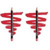 imageNYX PROFESSIONAL MAKEUP Slim Lip Liner Set LongLasting Creamy Lip Liner Pack Of 3 Peakaboo Neutral Nude Pink Ever817 Hot Red