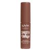 imageNYX PROFESSIONAL MAKEUP Smooth Whip Matte Lip Cream Long Lasting Moisturizing Vegan Liquid Lipstick  Teddy Fluff Midtone Pinky Brown24 Memory Foam