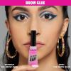 imageNYX PROFESSIONAL MAKEUP The Brow Glue Extreme Hold Eyebrow Gel  ClearClear Brow Glue  Matte Setting Spray