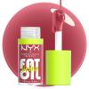 imageNYX PROFESSIONAL MAKEUP Fat Oil Lip Drip Moisturizing Lip Oil Gloss Vegan Tinted Formula Up to 12 HR Hydration  Newsfeed Rose Nude09 Chillin Like a Villain
