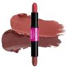 imageNYX PROFESSIONAL MAKEUP Wonder Stick Blush with Hydrating Hyaluronic Acid DualEnded Cream Blush Stick  Coral ampamp Deep PeachCoral  Deep Peach