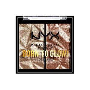 imageNYX PROFESSIONAL MAKEUP Born To Glow Icy Highlighter Duo  High Key FlexPLATINUM STATUS