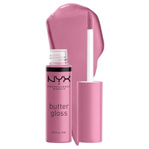 imageNYX PROFESSIONAL MAKEUP Butter Gloss NonSticky Lip Gloss  Pack Of 3 Angel Food Cake Creme Brulee Madeleine02 Eclair