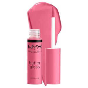 imageNYX PROFESSIONAL MAKEUP Butter Gloss NonSticky Lip Gloss  Pack Of 3 Angel Food Cake Creme Brulee Madeleine09 Vanilla Cream Pie