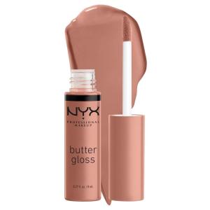 imageNYX PROFESSIONAL MAKEUP Butter Gloss NonSticky Lip Gloss  Pack Of 3 Angel Food Cake Creme Brulee Madeleine14 Madeleine