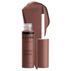 imageNYX PROFESSIONAL MAKEUP Butter Gloss NonSticky Lip Gloss  Pack Of 3 Angel Food Cake Creme Brulee Madeleine17 Ginger Snap