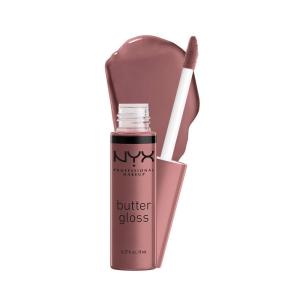 imageNYX PROFESSIONAL MAKEUP Butter Gloss NonSticky Lip Gloss  Pack Of 3 Angel Food Cake Creme Brulee Madeleine42 Salty Coco