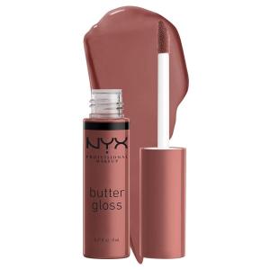 imageNYX PROFESSIONAL MAKEUP Butter Gloss NonSticky Lip Gloss  Pack Of 3 Angel Food Cake Creme Brulee Madeleine47 Spiked Toffee