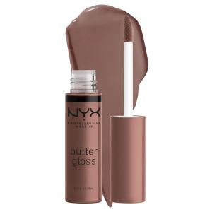 imageNYX PROFESSIONAL MAKEUP Butter Gloss NonSticky Lip Gloss  Pack Of 3 Angel Food Cake Creme Brulee Madeleine48 Cinnamon Roll