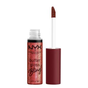 imageNYX PROFESSIONAL MAKEUP Butter Gloss NonSticky Lip Gloss  Pack Of 3 Angel Food Cake Creme Brulee MadeleineBig Spender Shimmer