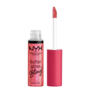 imageNYX PROFESSIONAL MAKEUP Butter Gloss NonSticky Lip Gloss  Pack Of 3 Angel Food Cake Creme Brulee MadeleineShe Got Money Shimmer
