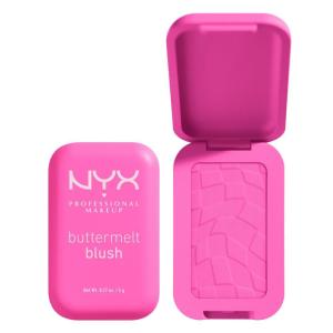 imageNYX PROFESSIONAL MAKEUP Buttermelt Powder Blush Fade and TransferResistant Blush Up to 12HR Make Up Wear Vegan Formula  Butta Together01 My Butta Half