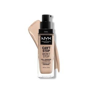 imageNYX PROFESSIONAL MAKEUP Cant Stop Wont Stop Foundation 24h Full Coverage Matte Finish  Vanilla02 ALABASTER