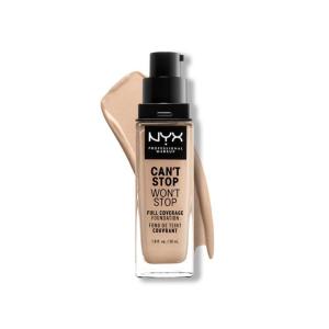 imageNYX PROFESSIONAL MAKEUP Cant Stop Wont Stop Foundation 24h Full Coverage Matte Finish  Vanilla04 LIGHT IVORY