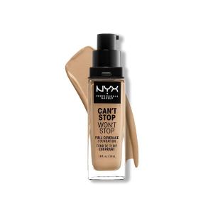 imageNYX PROFESSIONAL MAKEUP Cant Stop Wont Stop Foundation 24h Full Coverage Matte Finish  Vanilla11 BEIGE