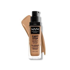 imageNYX PROFESSIONAL MAKEUP Cant Stop Wont Stop Foundation 24h Full Coverage Matte Finish  Vanilla125 CAMEL