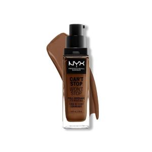 imageNYX PROFESSIONAL MAKEUP Cant Stop Wont Stop Foundation 24h Full Coverage Matte Finish  Vanilla19 MOCHA