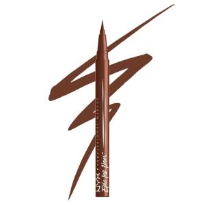 imageNYX PROFESSIONAL MAKEUP Epic Ink Liner Waterproof Liquid Eyeliner  Black Pack Of 2 Vegan Formula05 Graham Cracker