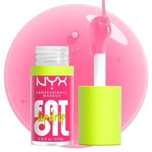 imageNYX PROFESSIONAL MAKEUP Fat Oil Lip Drip Moisturizing Lip Oil Gloss Vegan Tinted Formula Up to 12 HR Hydration  Newsfeed Rose Nude02 Missed Call