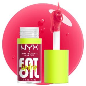 imageNYX PROFESSIONAL MAKEUP Fat Oil Lip Drip Moisturizing Lip Oil Gloss Vegan Tinted Formula Up to 12 HR Hydration  Newsfeed Rose Nude05 Newsfeed