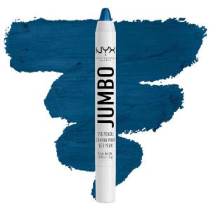 imageNYX PROFESSIONAL MAKEUP Jumbo Eye Pencil Blendable Eyeshadow Stick ampamp Eyeliner Pencil  Milk ampamp Black Bean 2Pack641 Blueberry Pop Blue