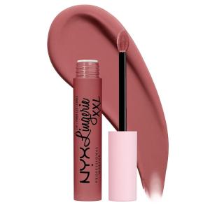 imageNYX PROFESSIONAL MAKEUP Lip Lingerie XXL Matte Liquid Lipstick  Pack of 2 Sizzlin Stamina05 Stripd Down