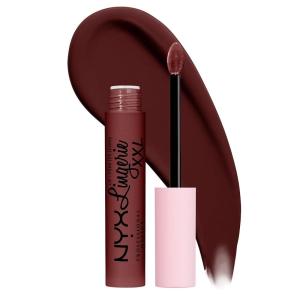 imageNYX PROFESSIONAL MAKEUP Lip Lingerie XXL Matte Liquid Lipstick  Pack of 2 Sizzlin Stamina09 Deep Mesh