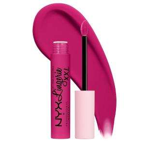 imageNYX PROFESSIONAL MAKEUP Lip Lingerie XXL Matte Liquid Lipstick  Pack of 2 Sizzlin Stamina19 Pink Hit
