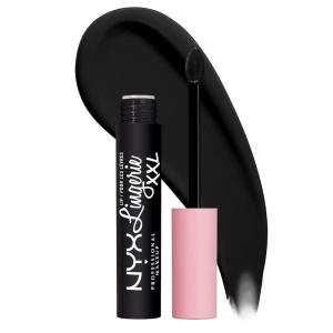 imageNYX PROFESSIONAL MAKEUP Lip Lingerie XXL Matte Liquid Lipstick  Pack of 2 Sizzlin Stamina31 Naughty Noir