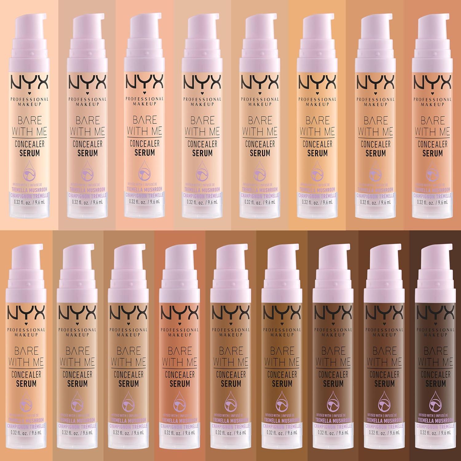imageNYX PROFESSIONAL MAKEUP Bare With Me Concealer Serum Concealer Makeup For Up To 24Hr Hydration  Beige07 Medium