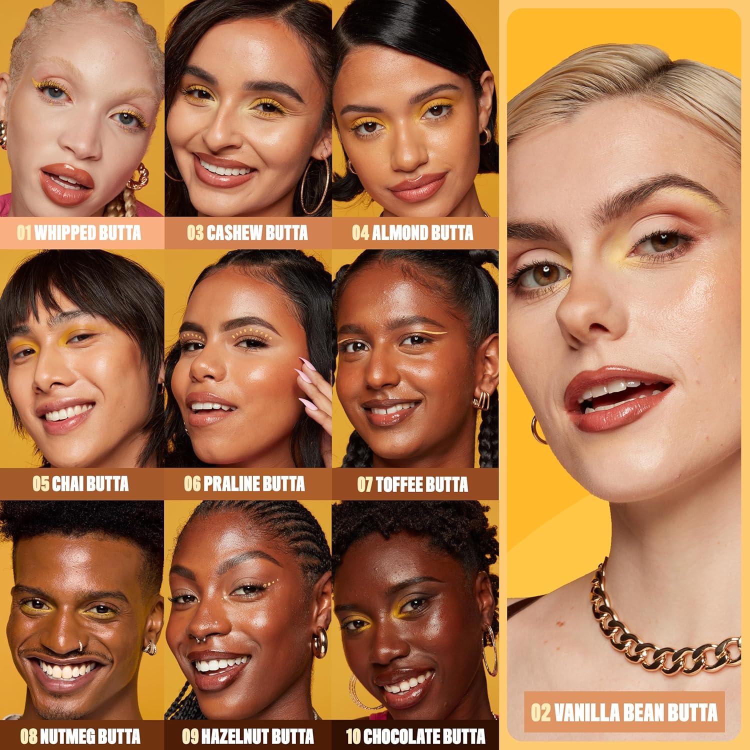 imageNYX PROFESSIONAL MAKEUP Buttermelt Glaze Soft Glow Skin Tint  SPF 30 Up To 12HR Wear 03 Cashew Butta02 Vanilla Bean Butta