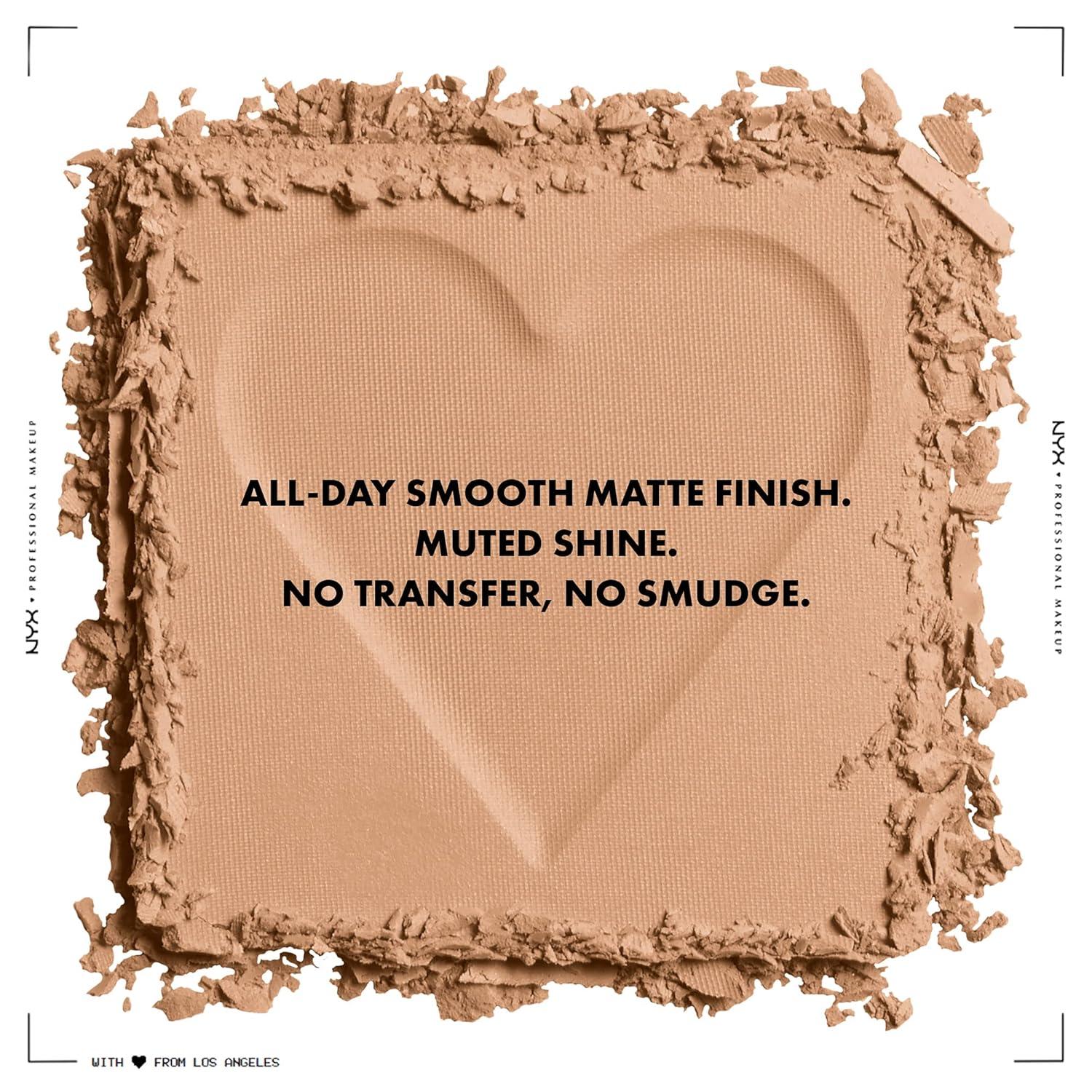 imageNYX PROFESSIONAL MAKEUP Cant Stop Wont Stop Mattifying Pressed Powder  Medium06 TAN