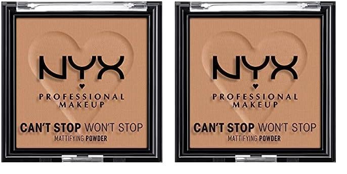 imageNYX PROFESSIONAL MAKEUP Cant Stop Wont Stop Mattifying Pressed Powder  Medium07 CARAMEL