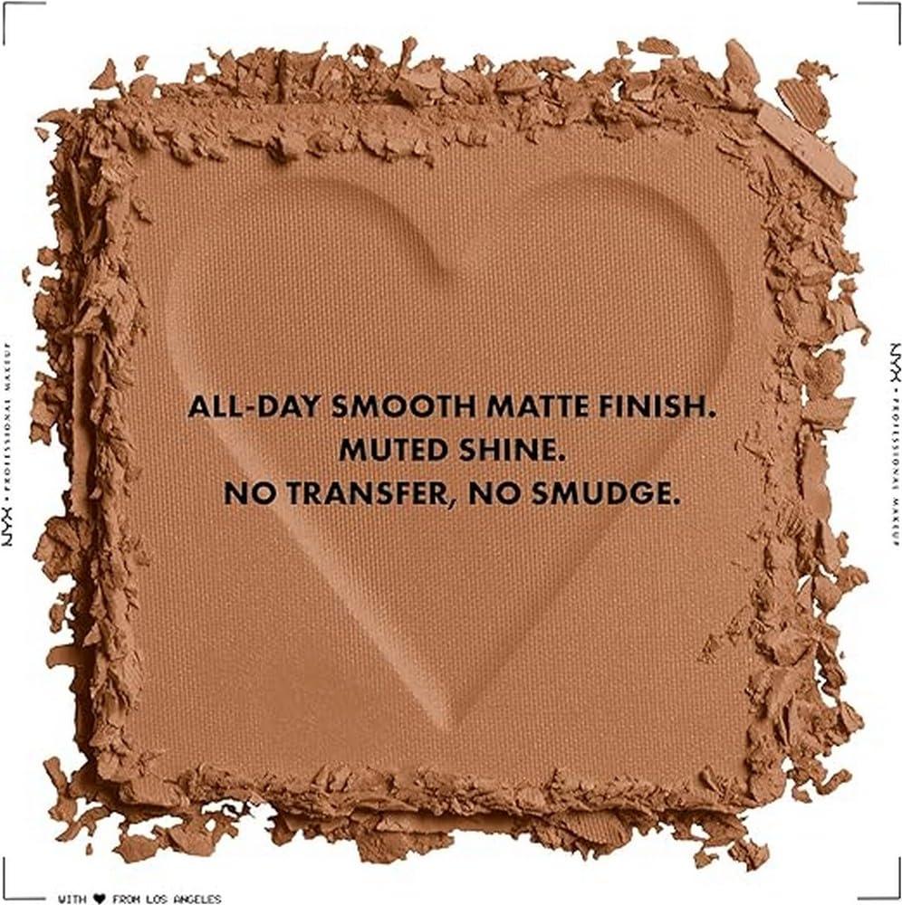 imageNYX PROFESSIONAL MAKEUP Cant Stop Wont Stop Mattifying Pressed Powder  Medium08 MOCHA
