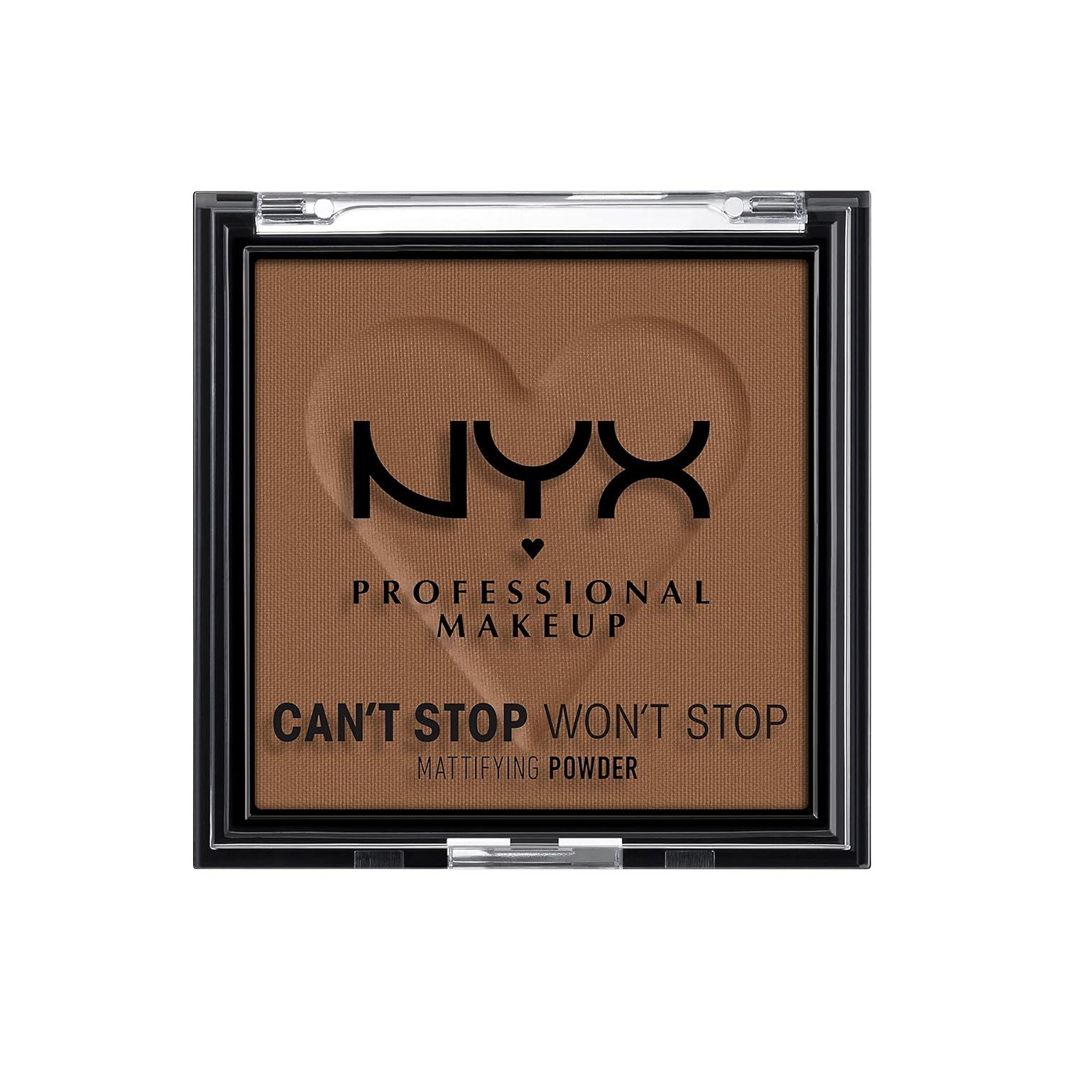 imageNYX PROFESSIONAL MAKEUP Cant Stop Wont Stop Mattifying Pressed Powder  Medium09 DEEP