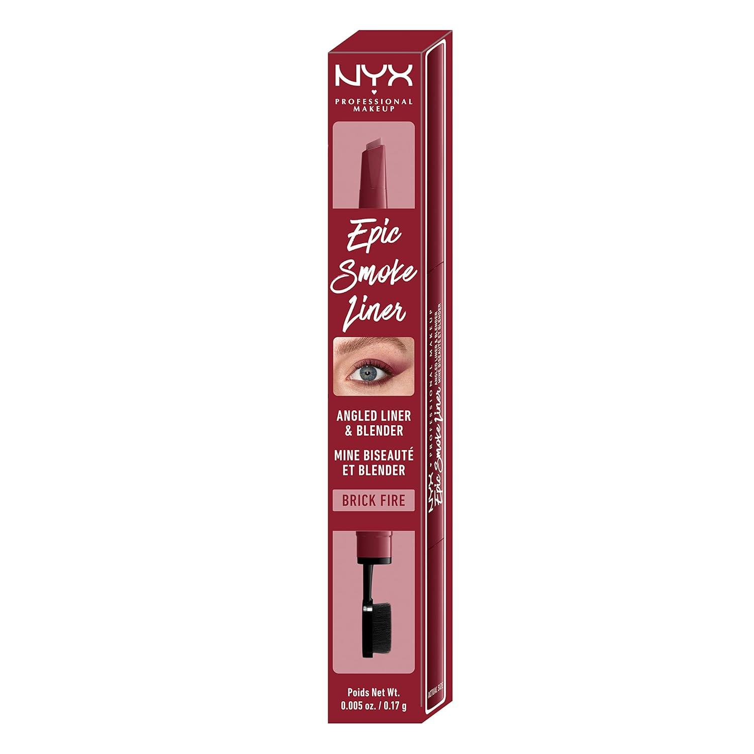 imageNYX PROFESSIONAL MAKEUP Epic Smoke Liner Vegan Smokey Eyeliner  Mocha Match Deep BrownBrick Fire