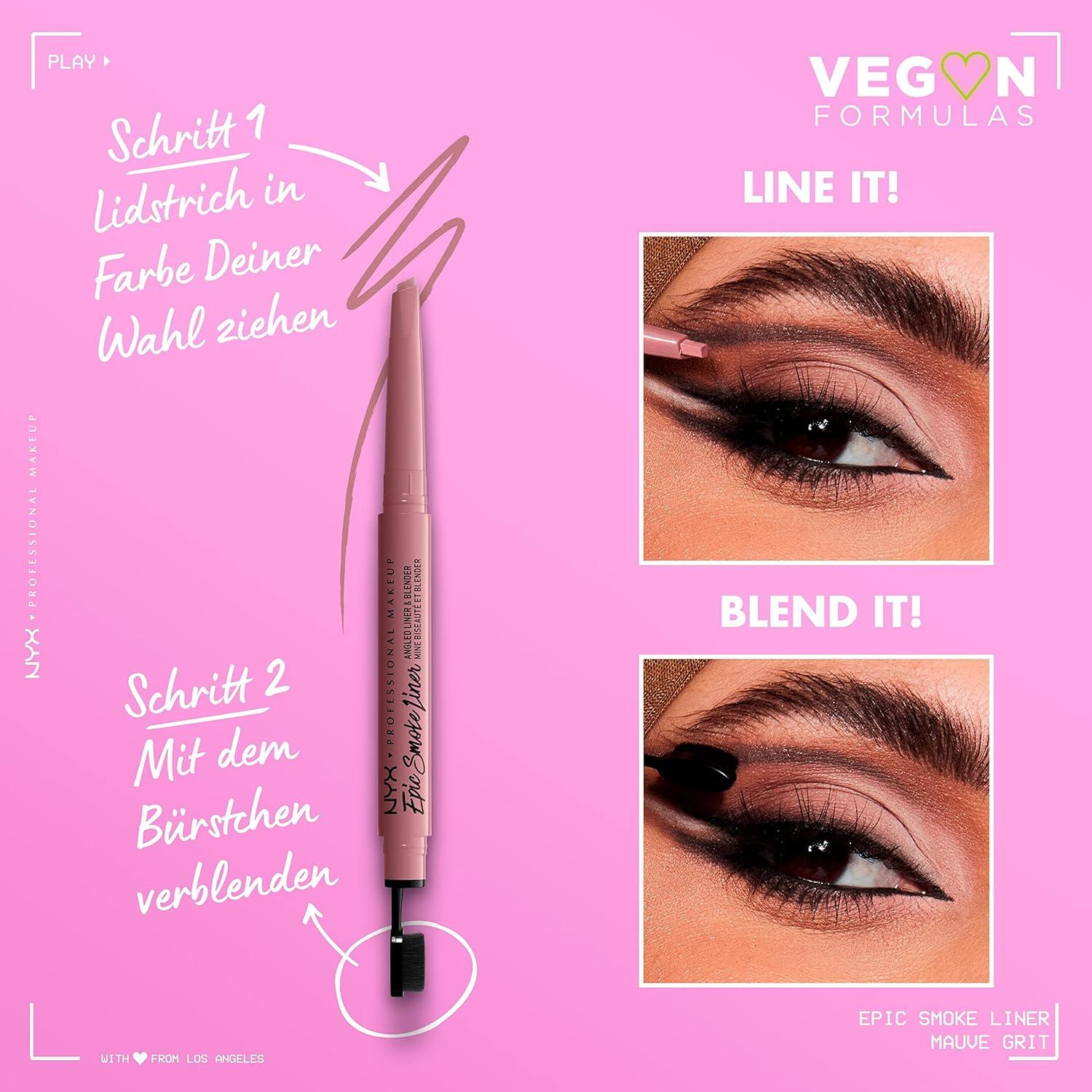 imageNYX PROFESSIONAL MAKEUP Epic Smoke Liner Vegan Smokey Eyeliner  Mocha Match Deep BrownFired Up