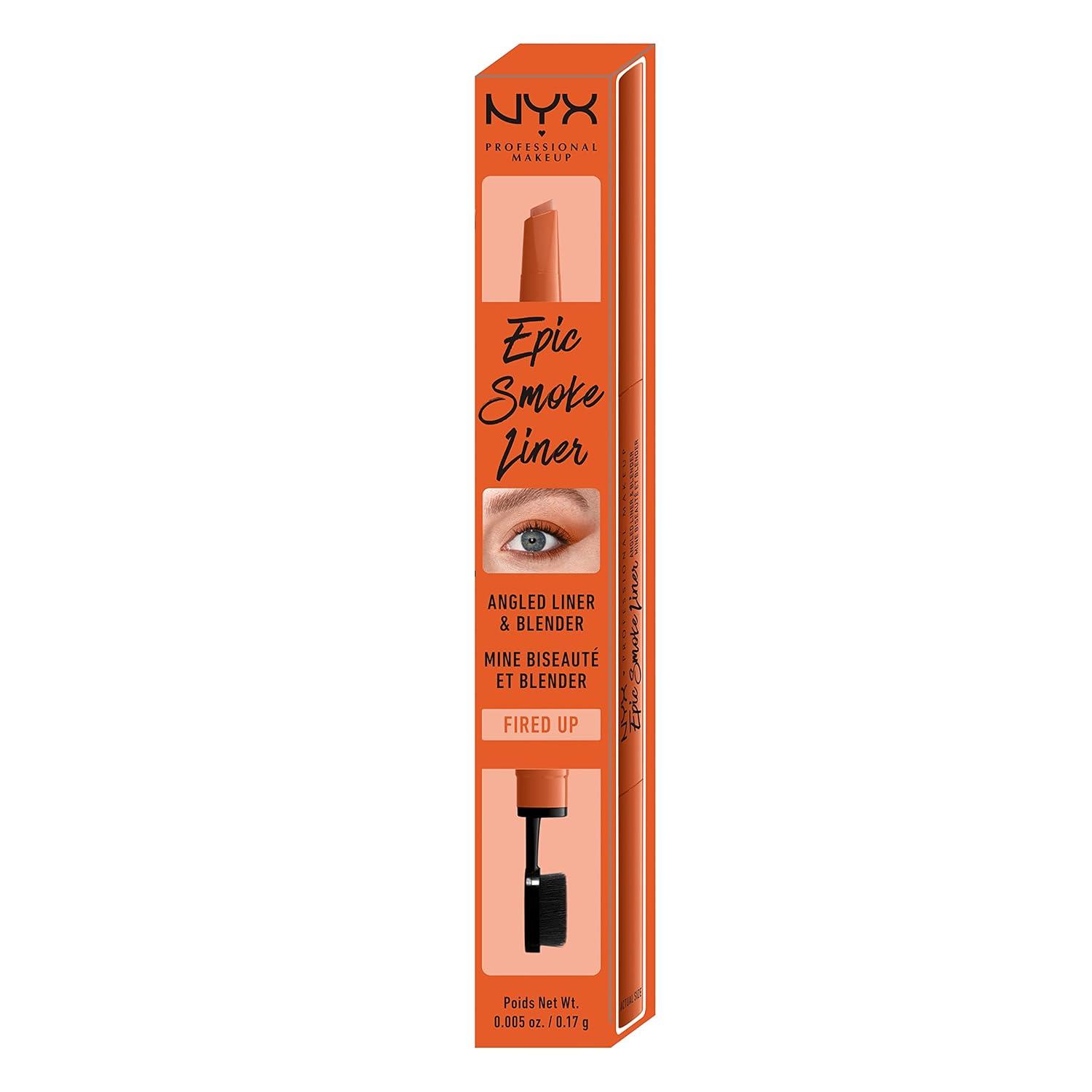 imageNYX PROFESSIONAL MAKEUP Epic Smoke Liner Vegan Smokey Eyeliner  Mocha Match Deep BrownFired Up