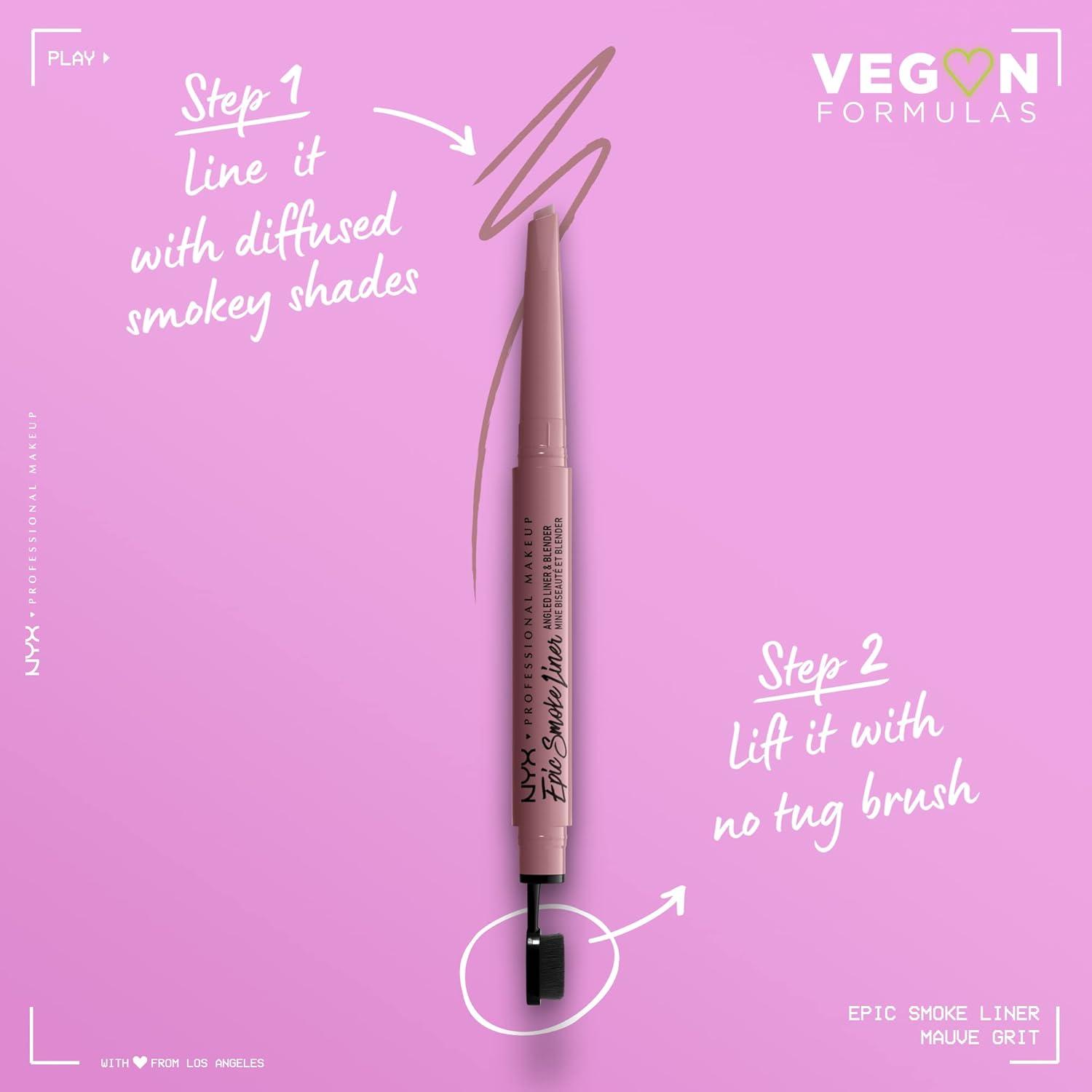 imageNYX PROFESSIONAL MAKEUP Epic Smoke Liner Vegan Smokey Eyeliner  Mocha Match Deep BrownMauve Grit
